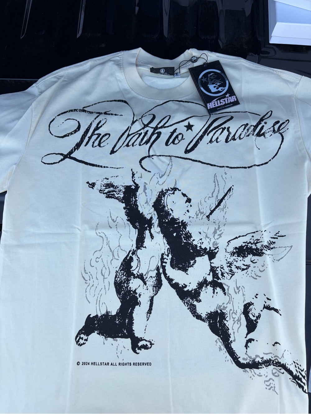 Men’s Hellstar 'The Path to Paradise' Graphic Tee - White